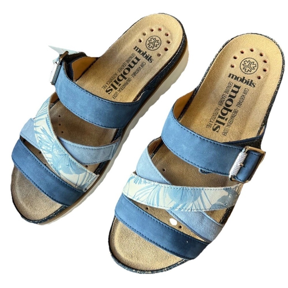 Mephisto Touria Denim Blue Bucksoft Mobils Ergonomic EU 39 US Women's 9 B - Picture 1 of 5